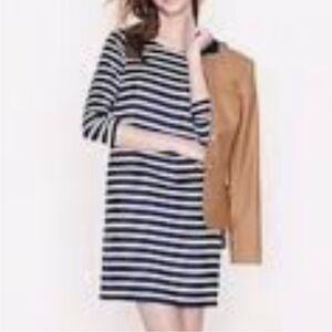 J. Crew Navy and Red Striped Apparel